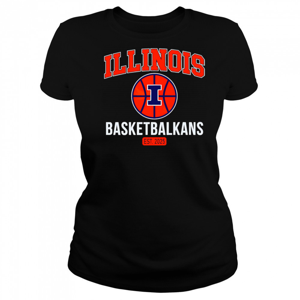 Illinois Urbana Champaign Basketball ét 2025 shirt Women's T-shirt