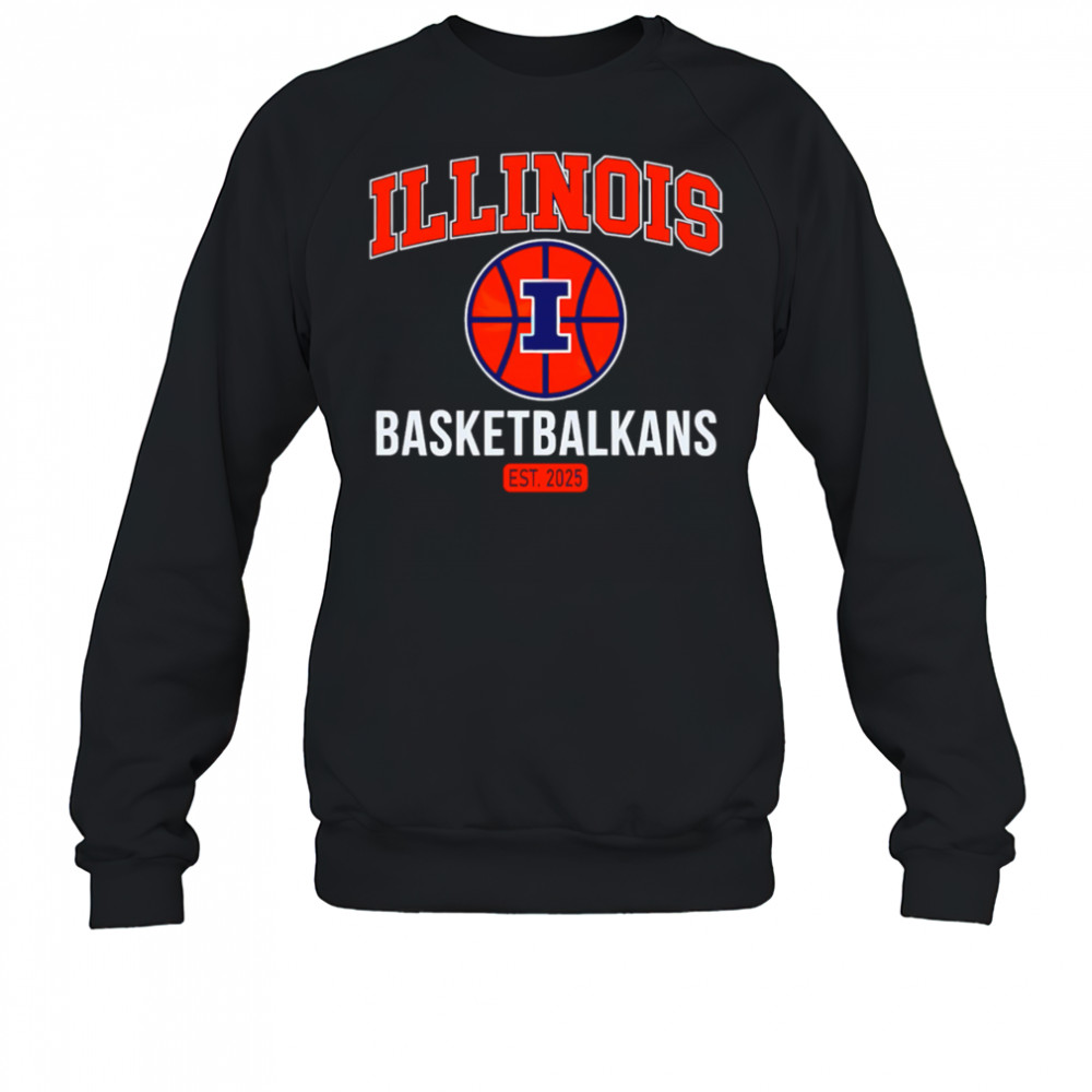 Illinois Urbana Champaign Basketball ét 2025 shirt Sweatshirt