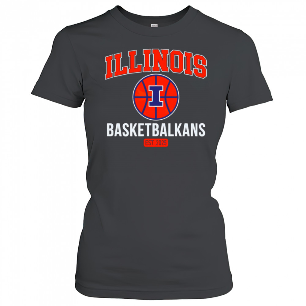Illinois Urbana Champaign Basketball ét 2025 shirt Women's T-shirt