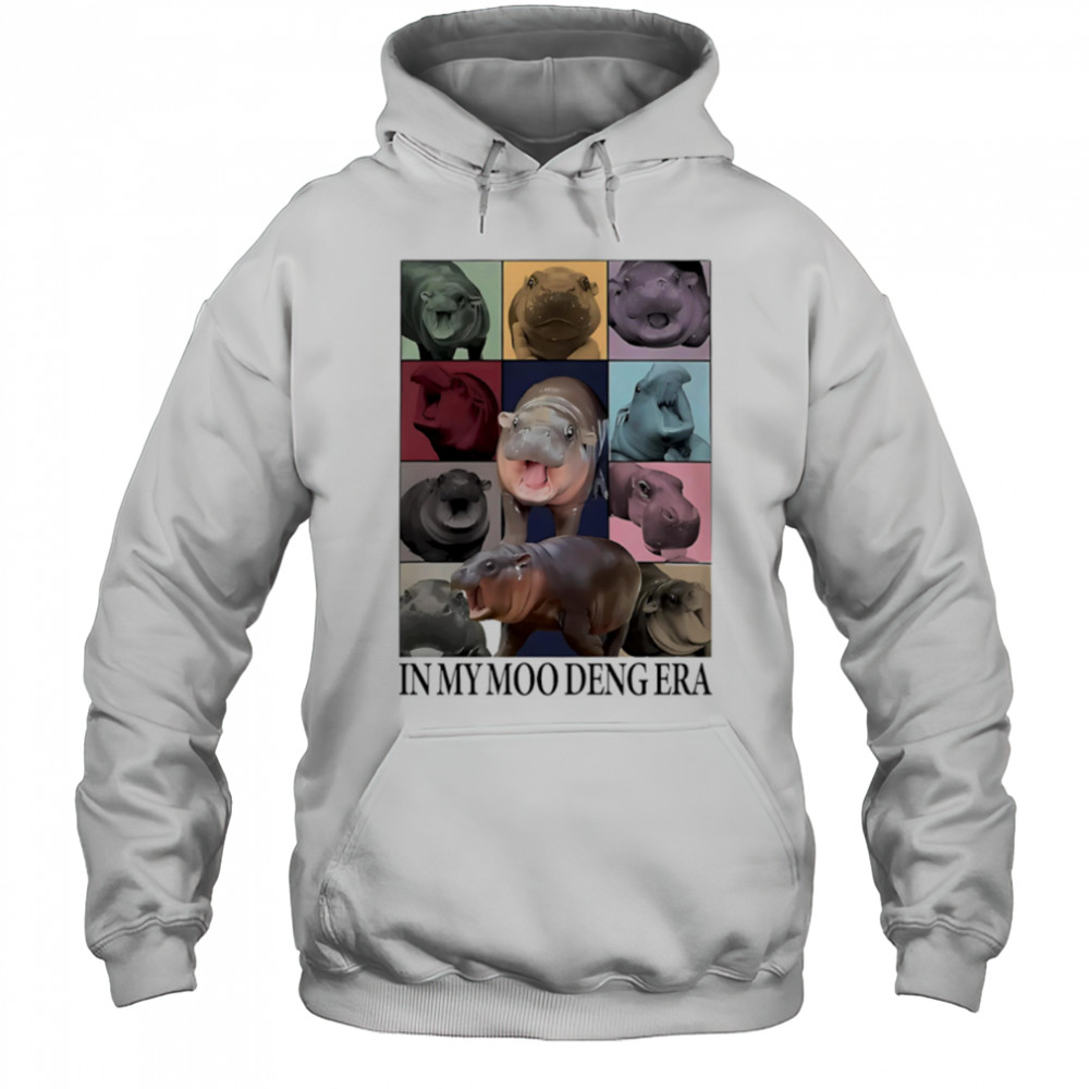 In my Moo Deng Era Hippo shirt Hoodie