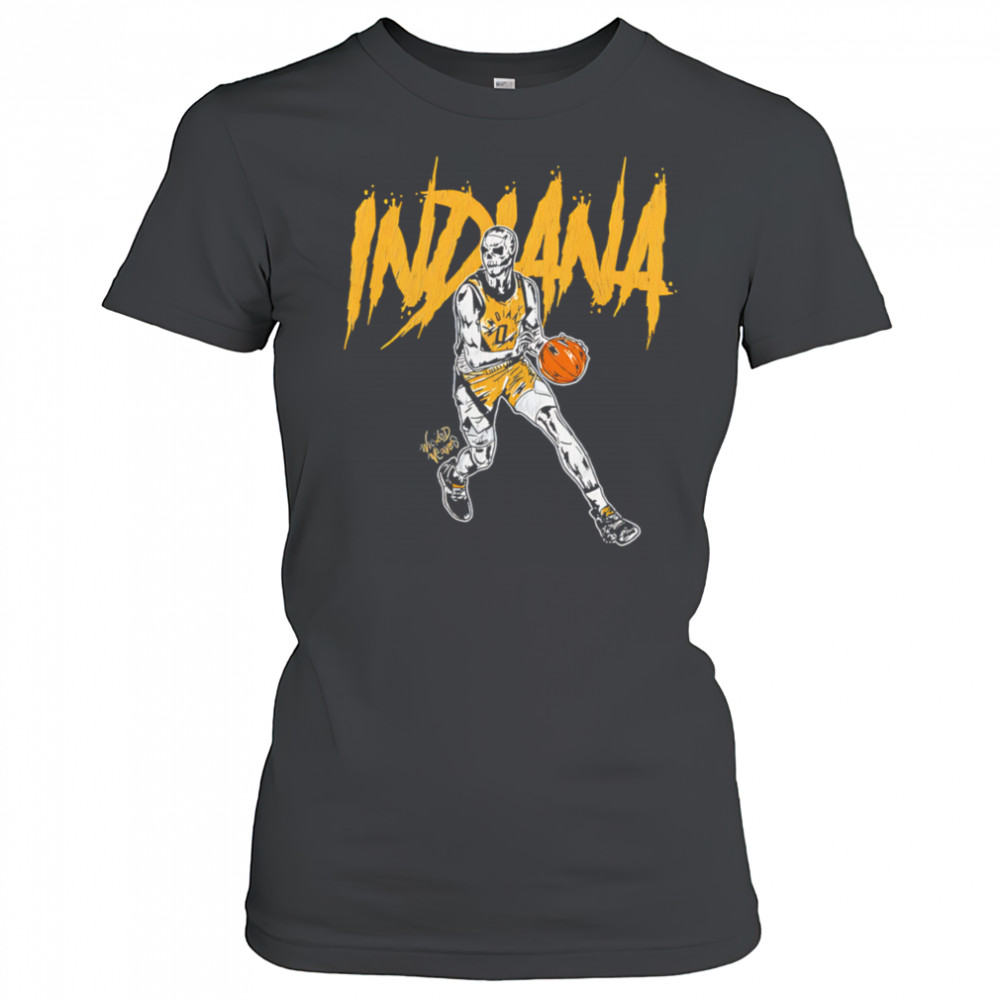 Indiana Pacers Basketball Skeleton retro shirt Women's T-shirt