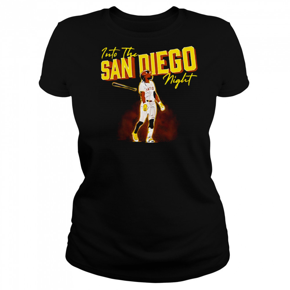 Into the San Diego Night Fernando Tatis Jr Padres baseball shirt Women's T-shirt