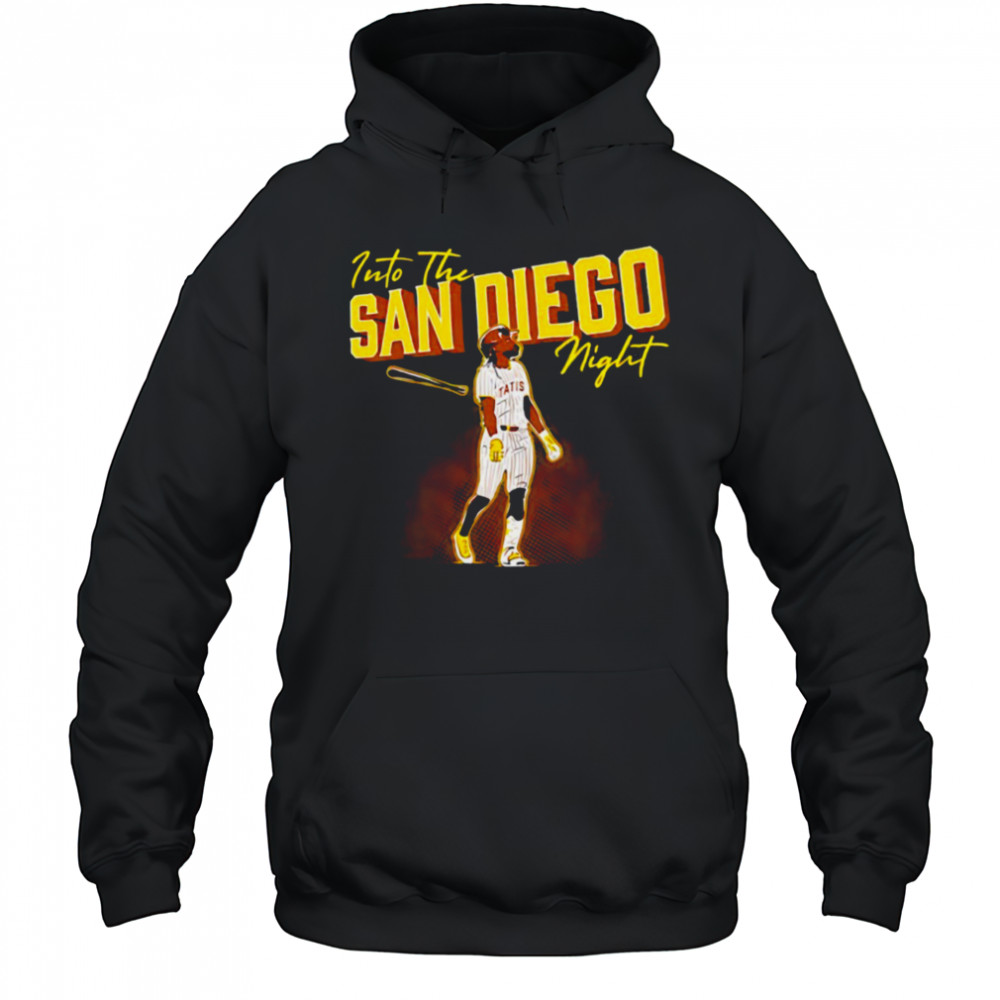 Into the San Diego Night Fernando Tatis Jr Padres baseball shirt Hoodie
