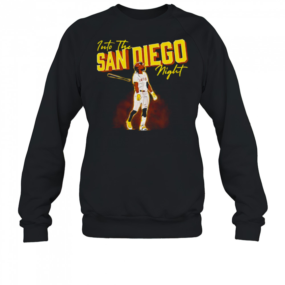 Into the San Diego Night Fernando Tatis Jr Padres baseball shirt Sweatshirt