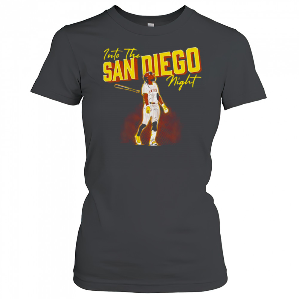 Into the San Diego Night Fernando Tatis Jr Padres baseball shirt Women's T-shirt