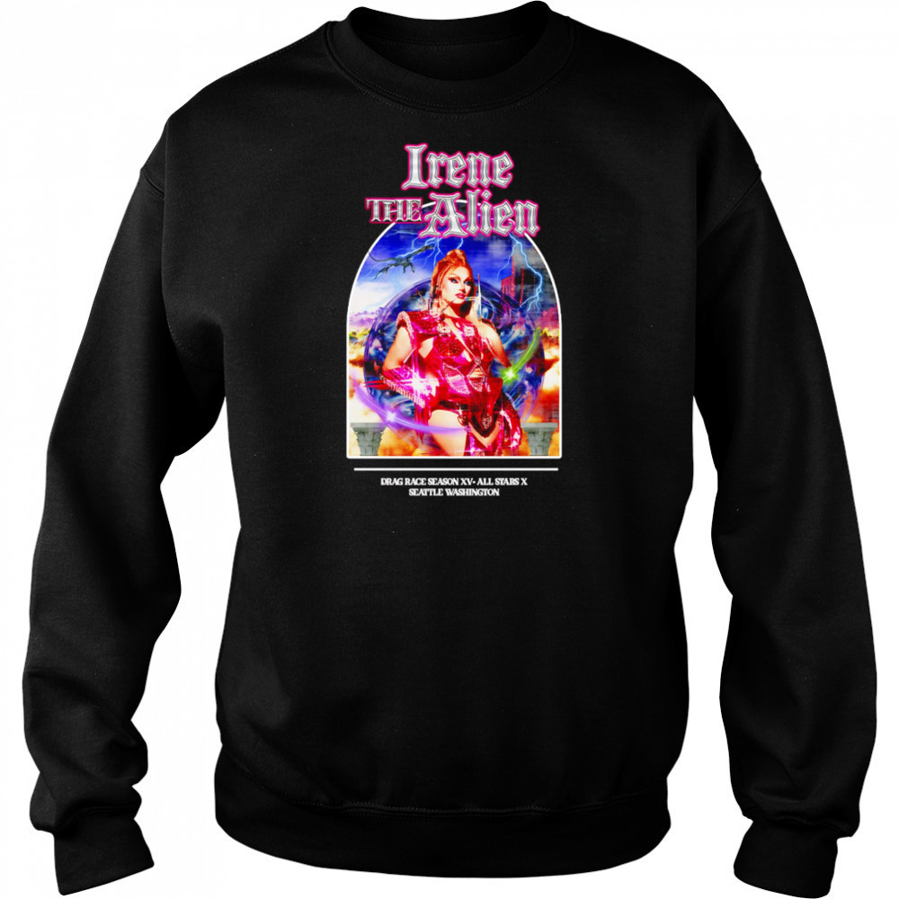 Irene the Alien drag race season XV All Stars X Seattle Washington graphic shirt Hoodie