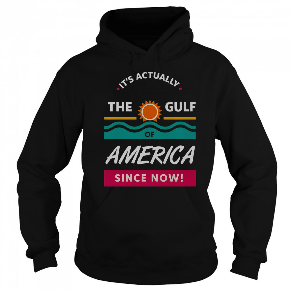 It’s Actually The Gulf Of America Since Now T-Shirt Sweatshirt