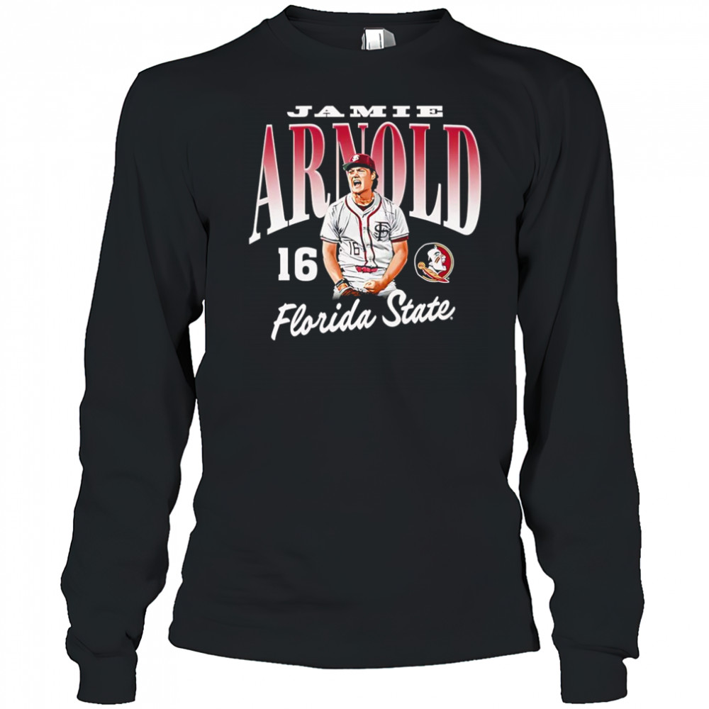 Jamie Arnold Florida State cartoon shirt Long Sleeved