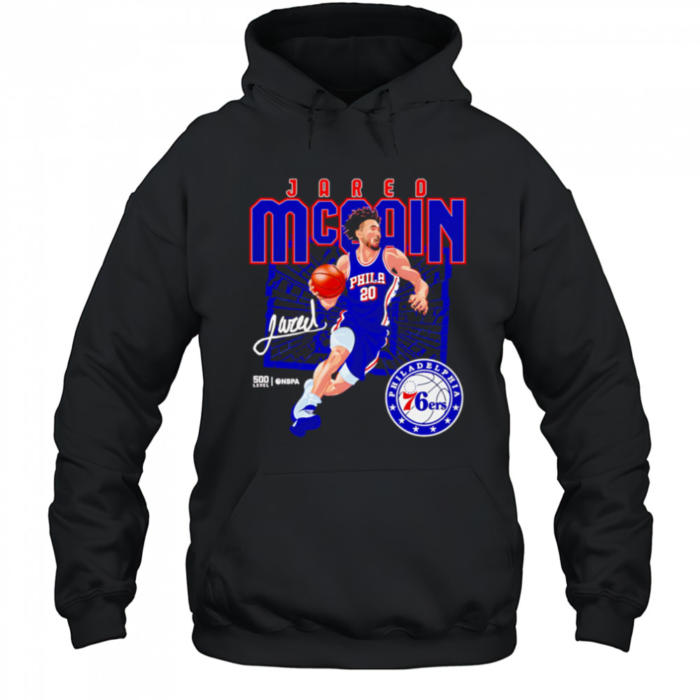 Jared McCain Philadelphia 76ers Shattered shirt Hoodie