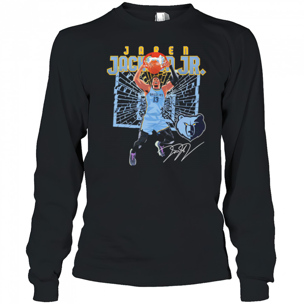 Jaren Jackson Jr. Memphis Grizzlies Shattered shirt Long Sleeved