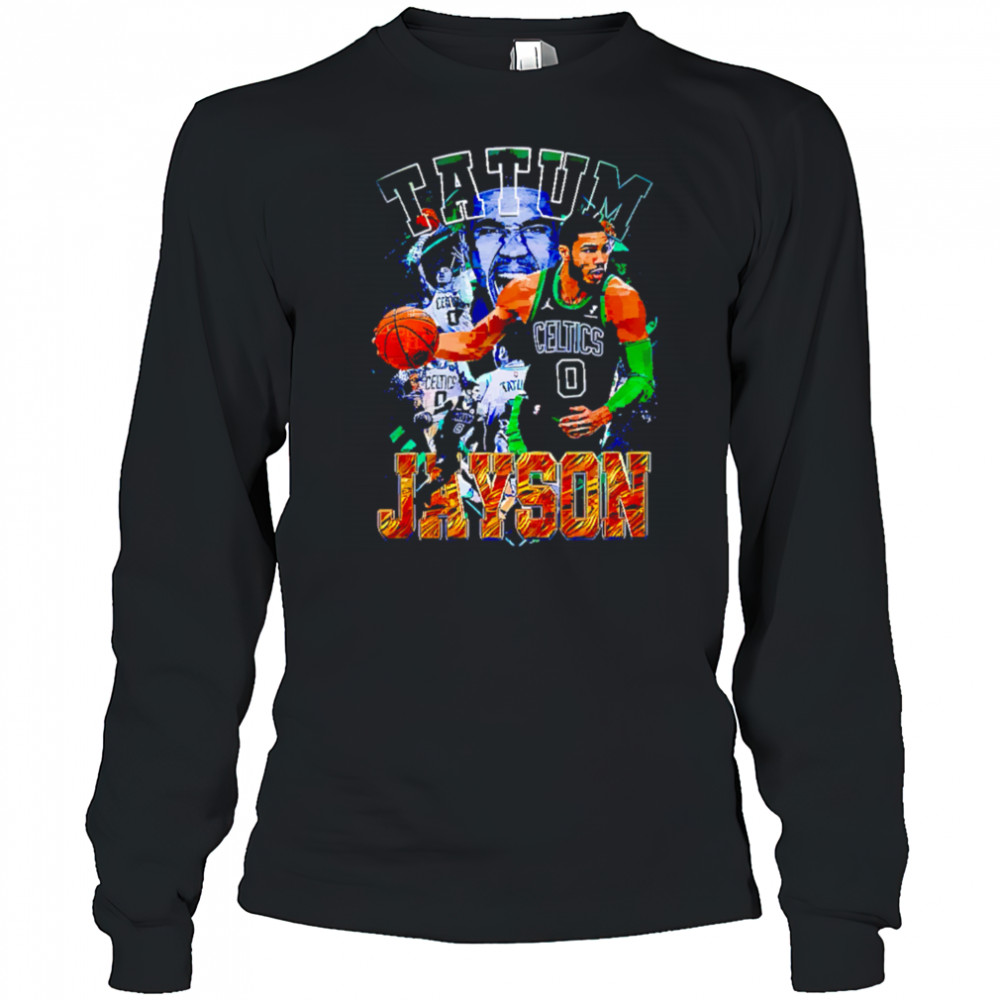 Jayson Tatum Boston Celtics graphic player shirt Long Sleeved