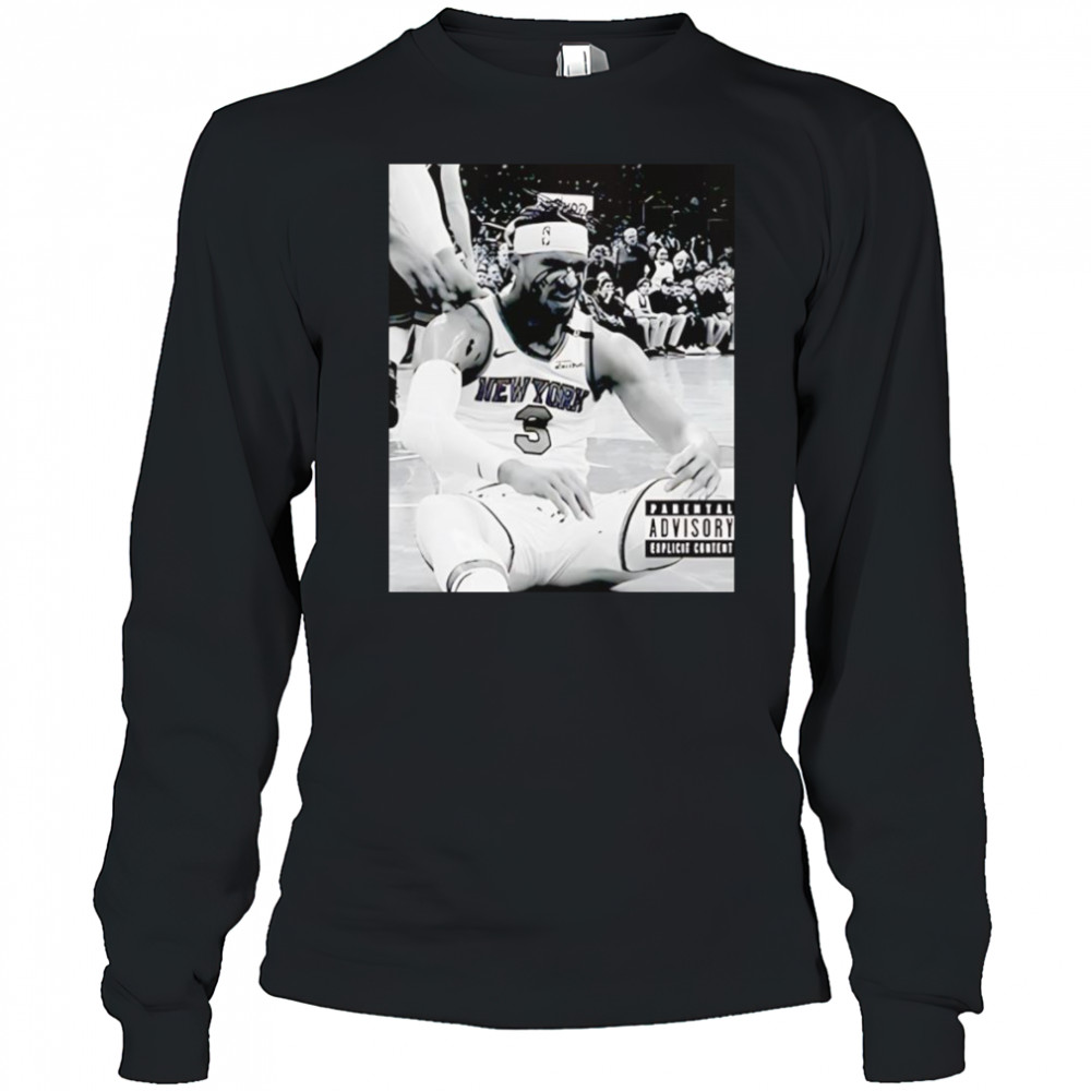 Josh Hart bloodied in face shirt Long Sleeved