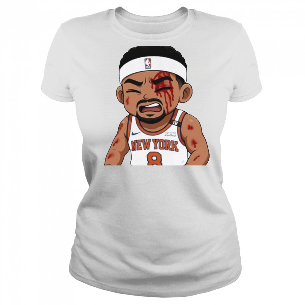 Josh Hart Knicks left bloodied after taking elbow to the face Celtics chibi shirt Women's T-shirt