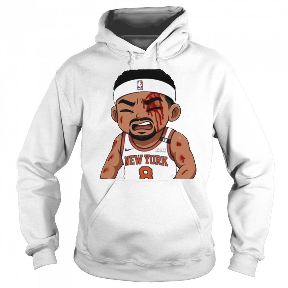 Josh Hart Knicks left bloodied after taking elbow to the face Celtics chibi shirt Sweatshirt