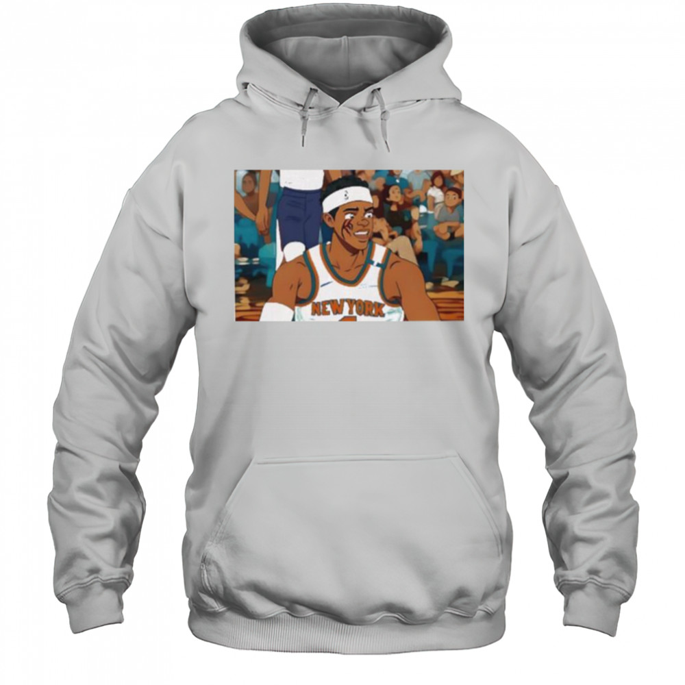 Josh Hart New York Knicks Takes Elbow From Kornet anime shirt Hoodie