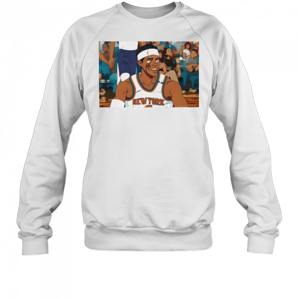 Josh Hart New York Knicks Takes Elbow From Kornet anime shirt Sweatshirt