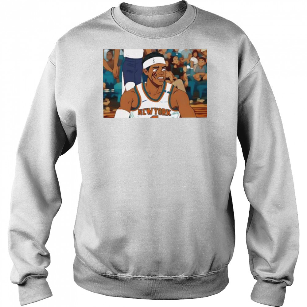 Josh Hart New York Knicks Takes Elbow From Kornet anime shirt Hoodie
