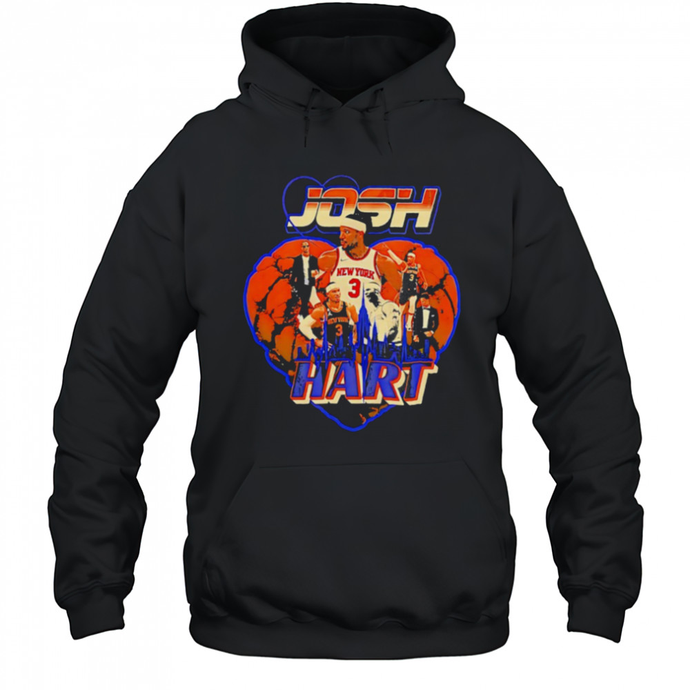 Josh Hart to Hart New York Knicks heart shirt Hoodie