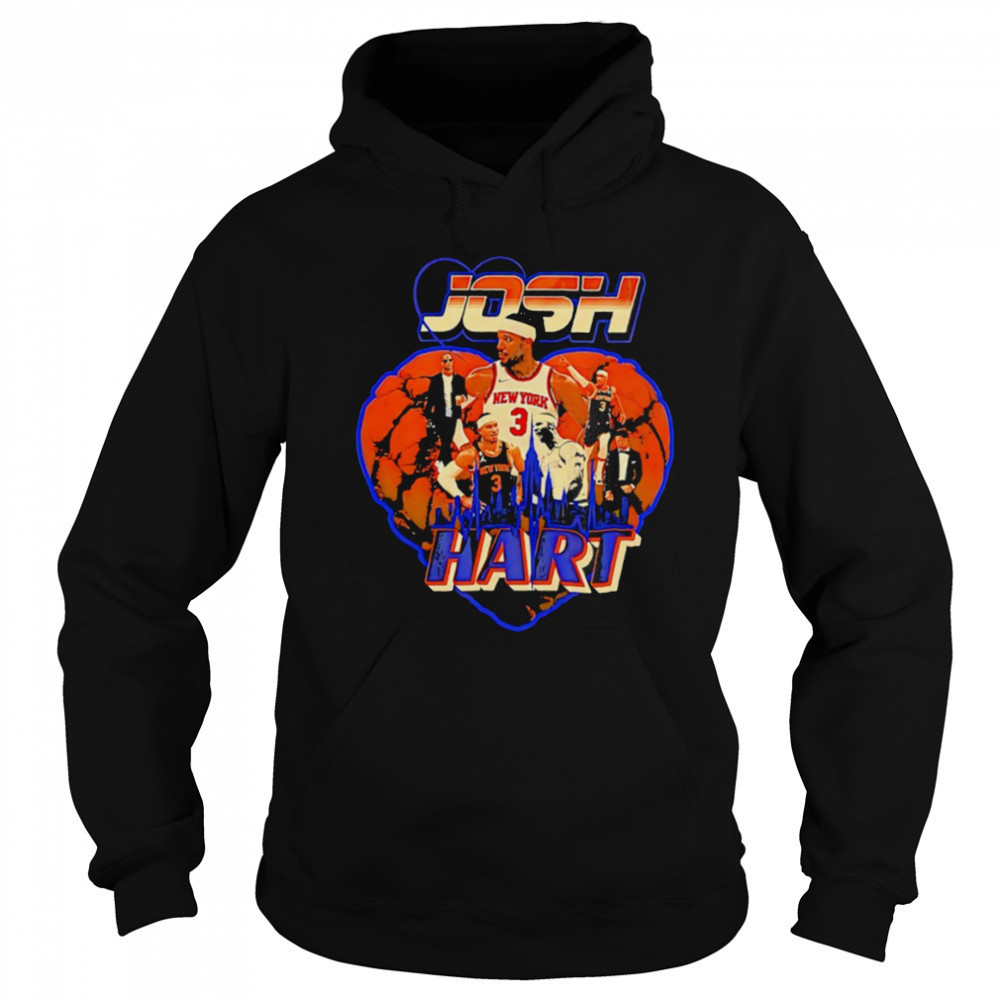 Josh Hart to Hart New York Knicks heart shirt Sweatshirt