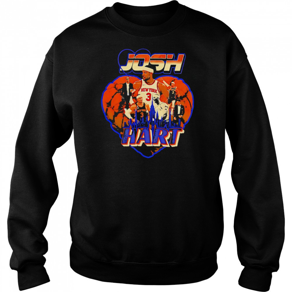 Josh Hart to Hart New York Knicks heart shirt Hoodie