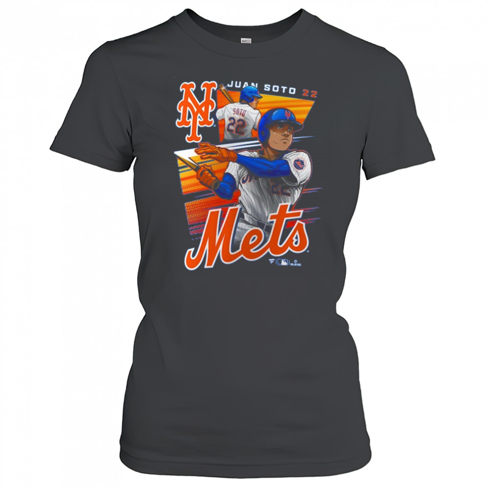 Juan Soto 22 New York Mets MLB Anime Player t-shirt Women's T-shirt