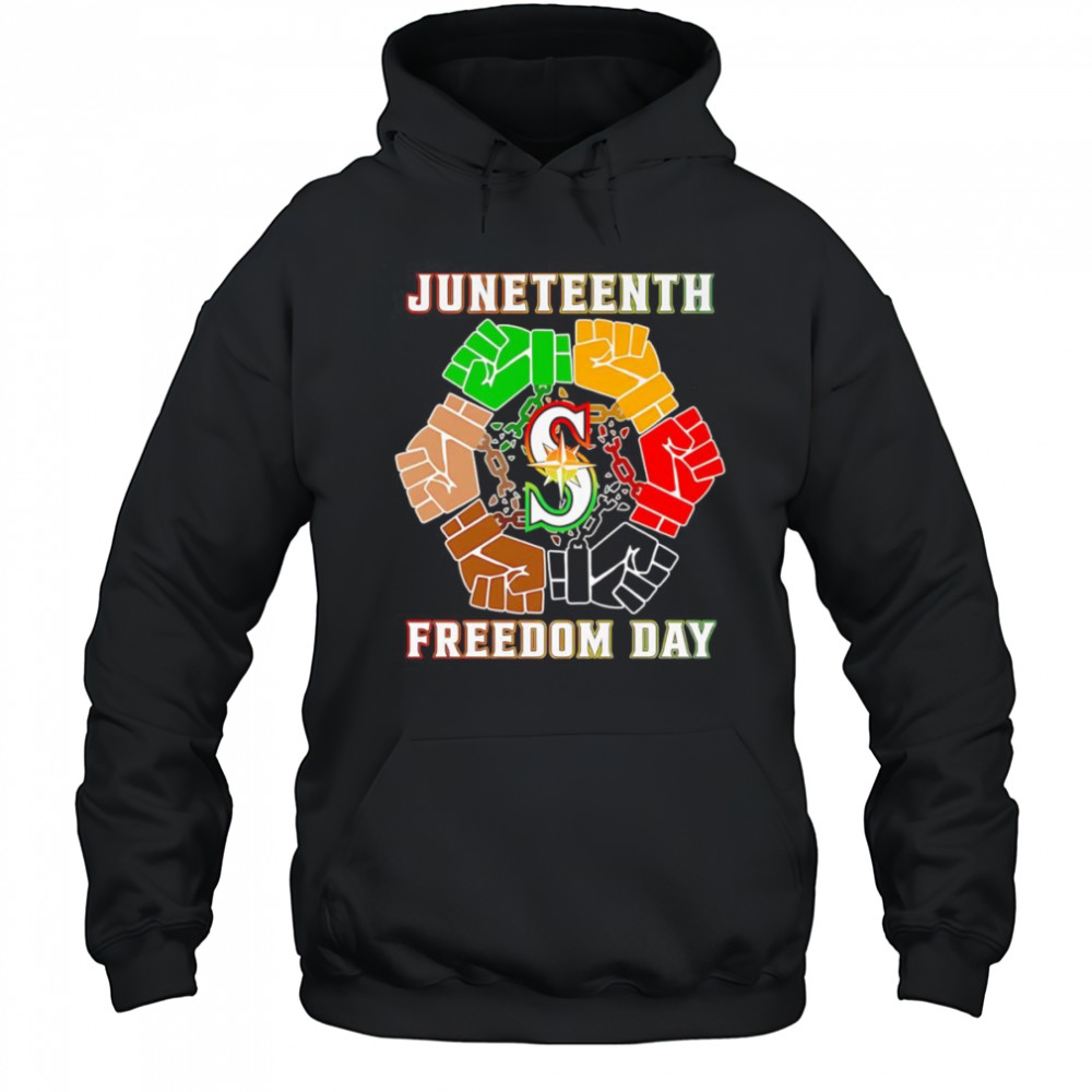 Juneteenth Freedom Day Seattle Seahawks shirt Hoodie
