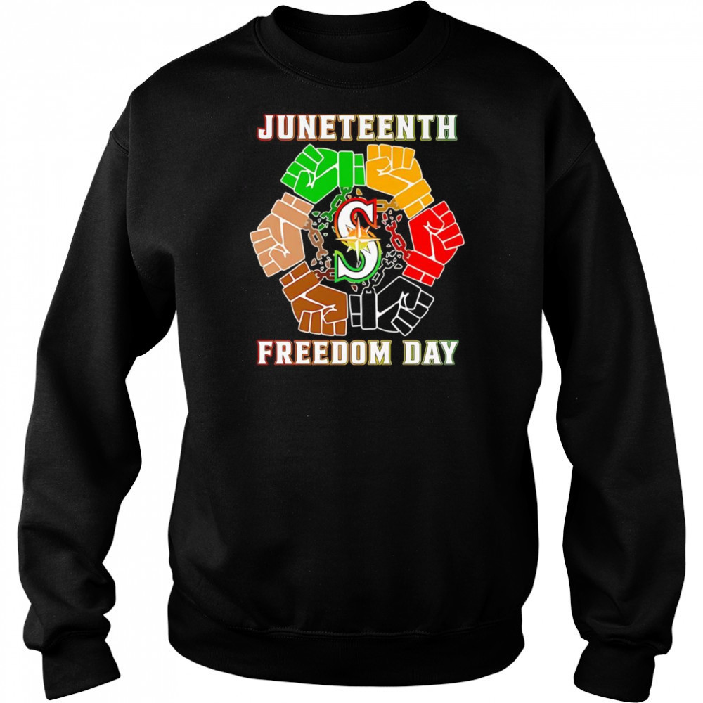 Juneteenth Freedom Day Seattle Seahawks shirt Hoodie