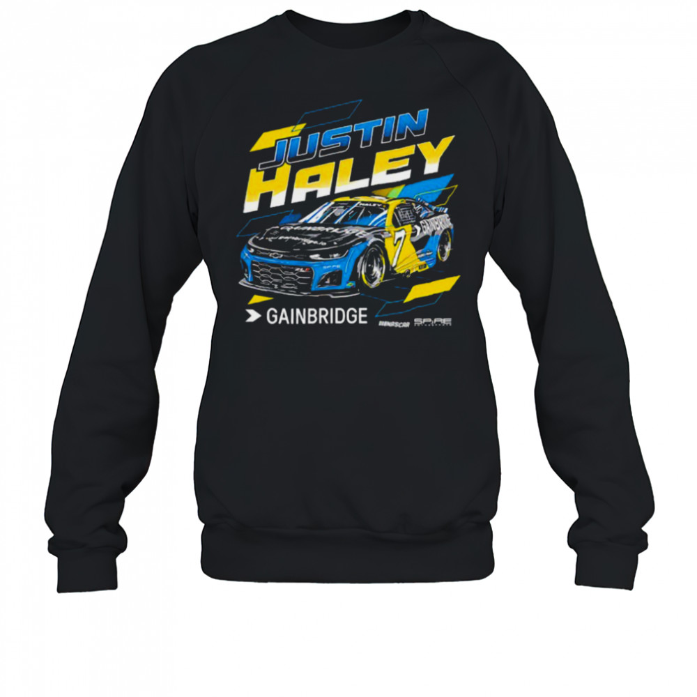Justin Haley Gainbridge No 7 Chevrolet ZL1 for Spire Motorsports shirt Sweatshirt