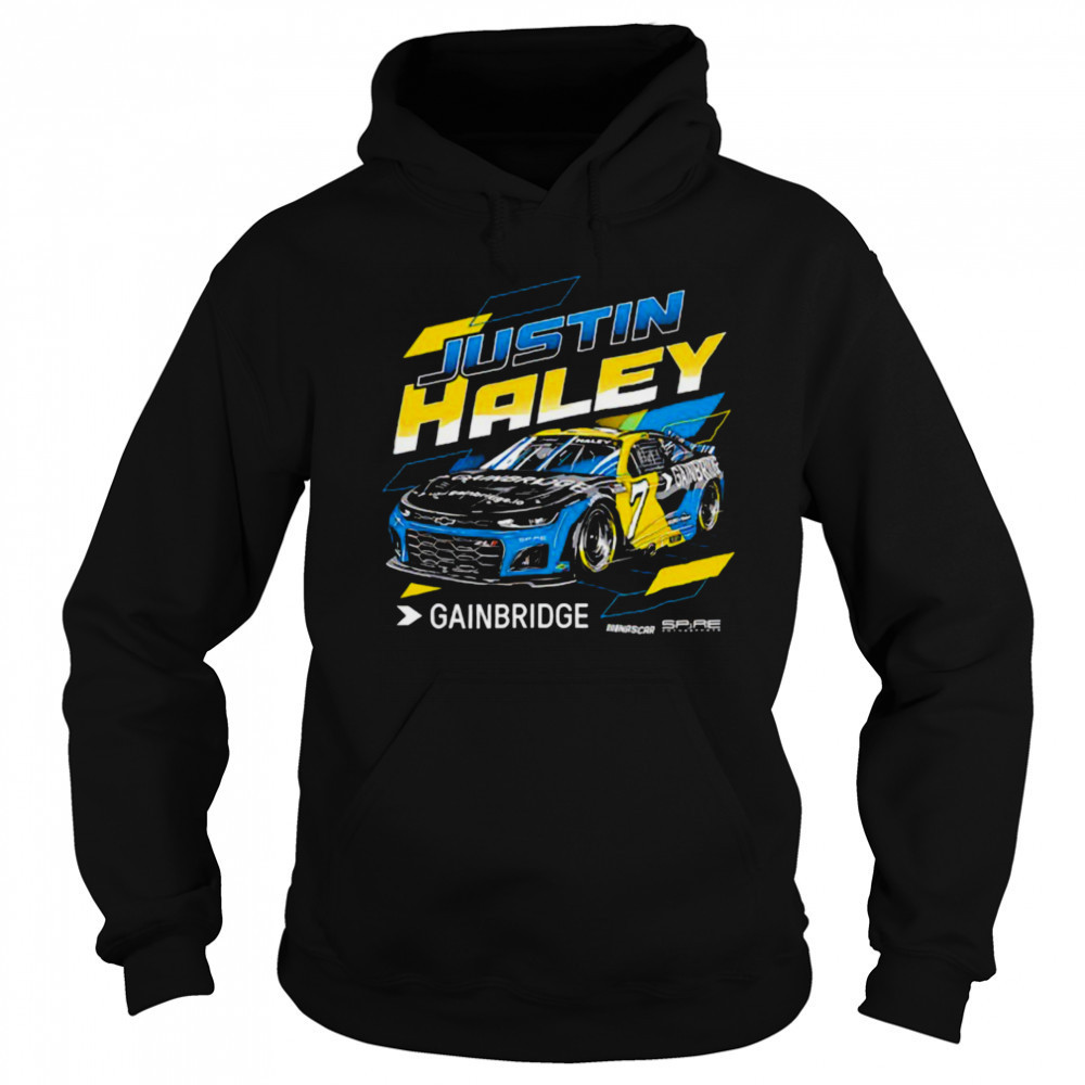 Justin Haley Gainbridge No 7 Chevrolet ZL1 for Spire Motorsports shirt Sweatshirt