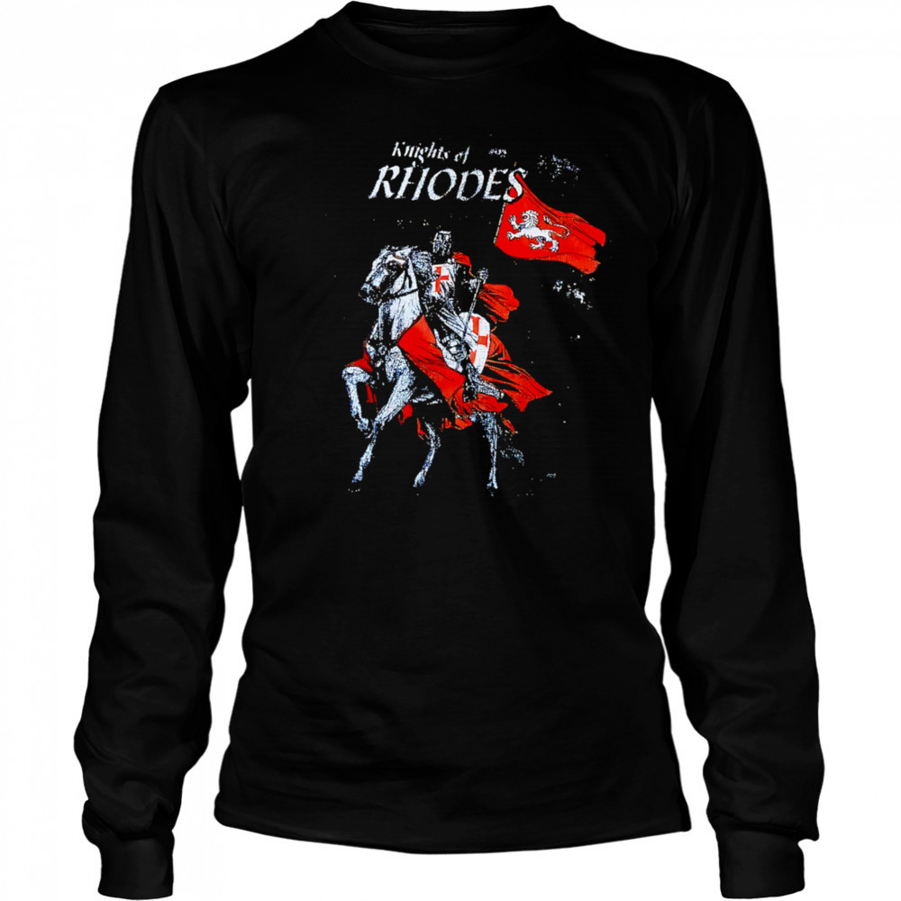 Knights Of Rhodes classic retro shirt Long Sleeved