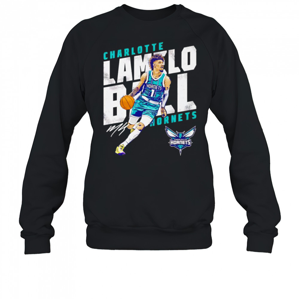 LaMelo Ball Charlotte Hornets Slant shirt Sweatshirt