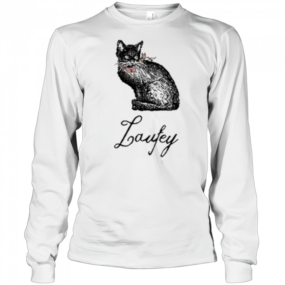 Laufey Black Cat T-shirt Long Sleeved