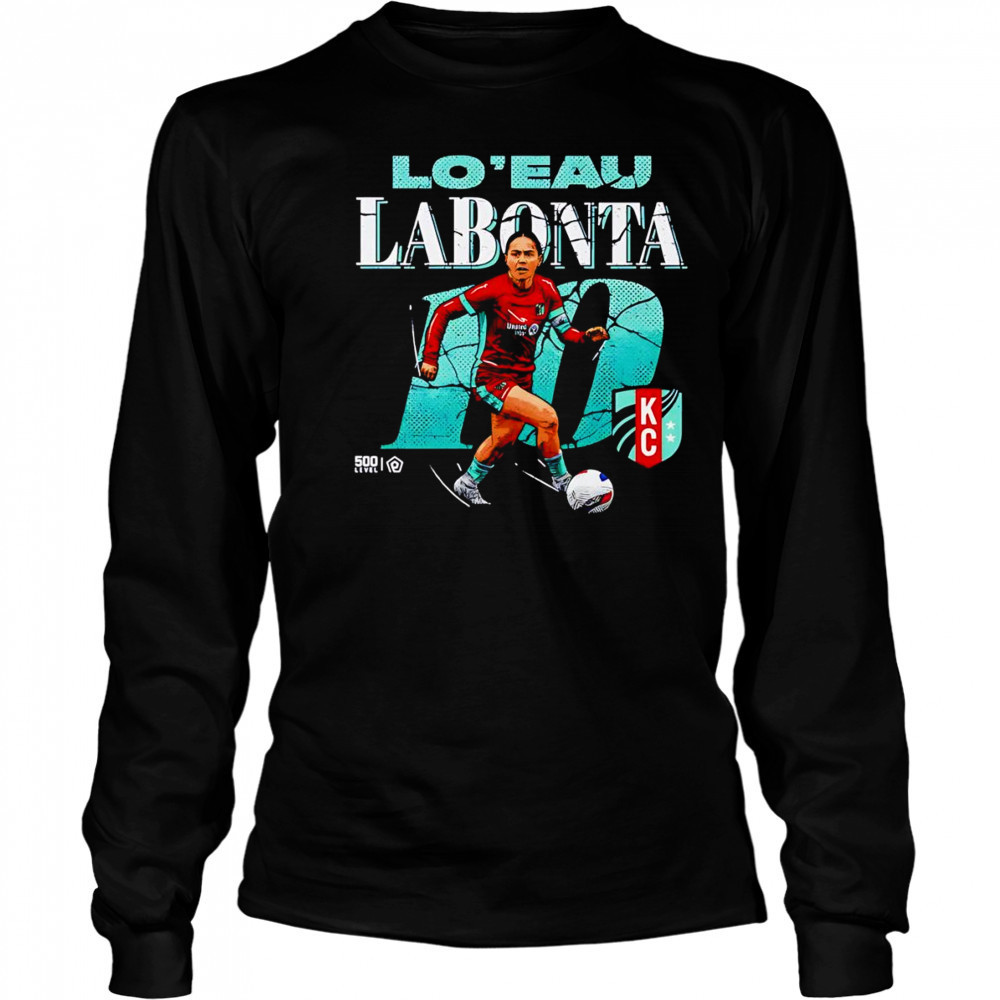 Lo’eau LaBonta Kansas City Current Cracked Number shirt Long Sleeved