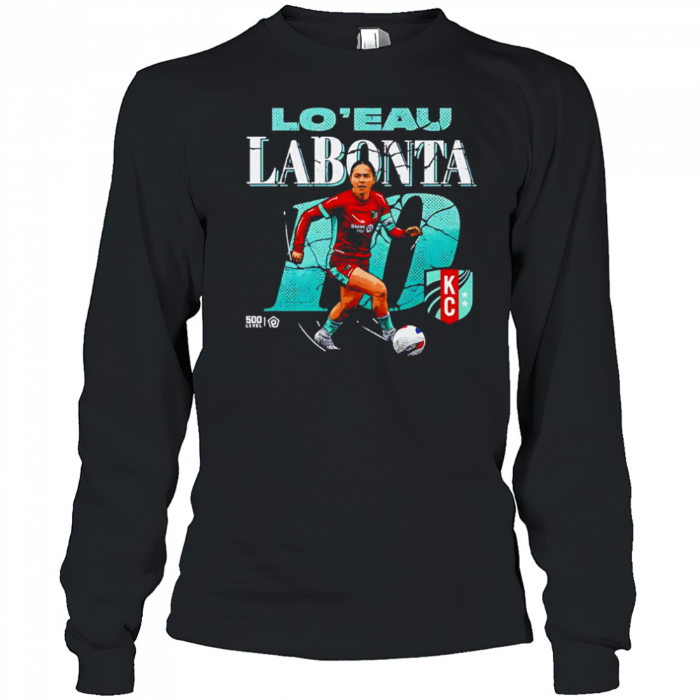 Lo’eau LaBonta Kansas City Current Cracked Number shirt Long Sleeved