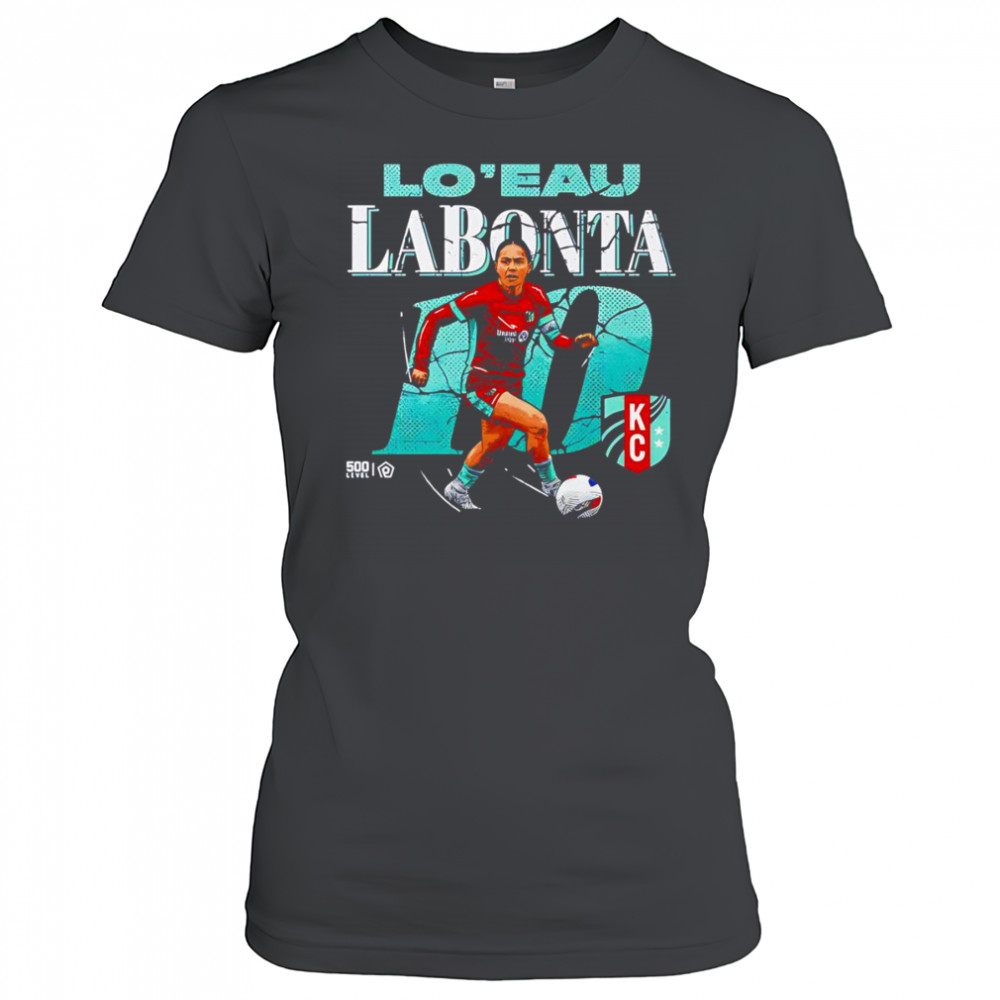 Lo’eau LaBonta Kansas City Current Cracked Number shirt Women's T-shirt