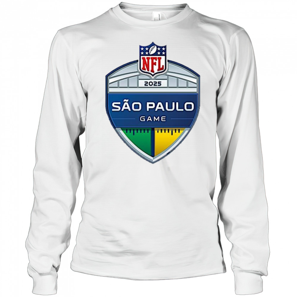 Logo NFL Sao Paulo Game 2025 t-shirt Long Sleeved