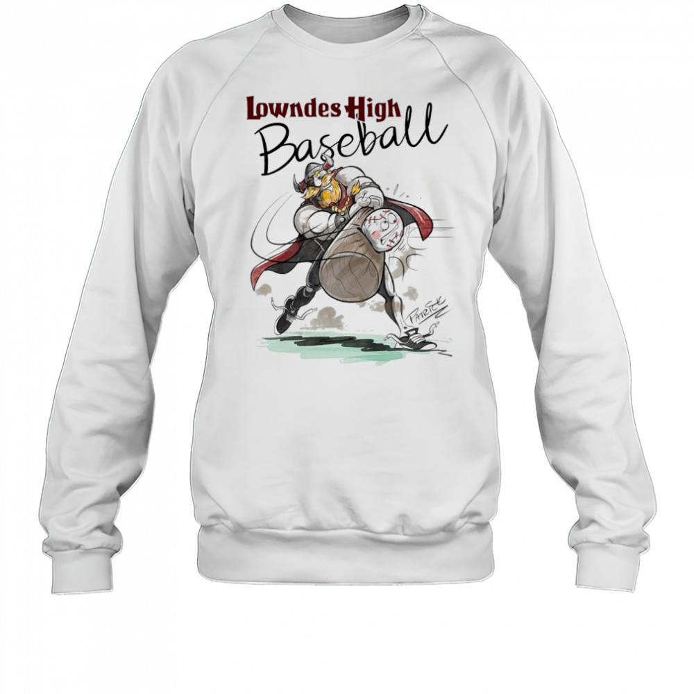 Lowndes High School Baseball Patrick Carlson Art t-shirt Sweatshirt