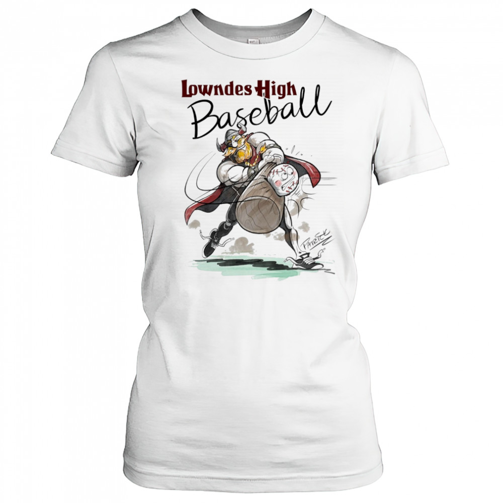 Lowndes High School Baseball Patrick Carlson Art t-shirt Women's T-shirt