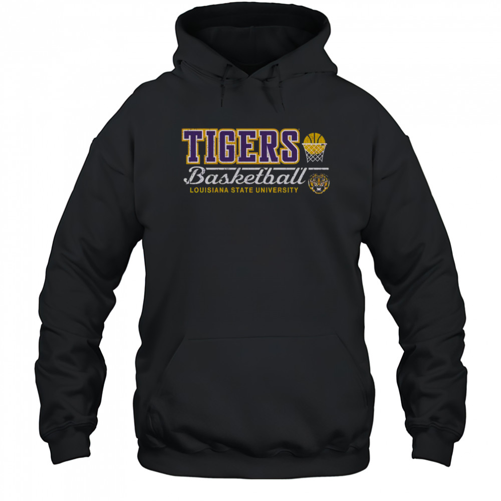 LSU Tigers Vintage Basketball Louisiana State University T-Shirt Hoodie