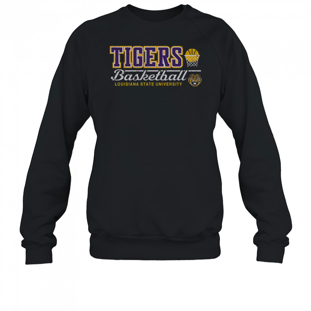 LSU Tigers Vintage Basketball Louisiana State University T-Shirt Sweatshirt