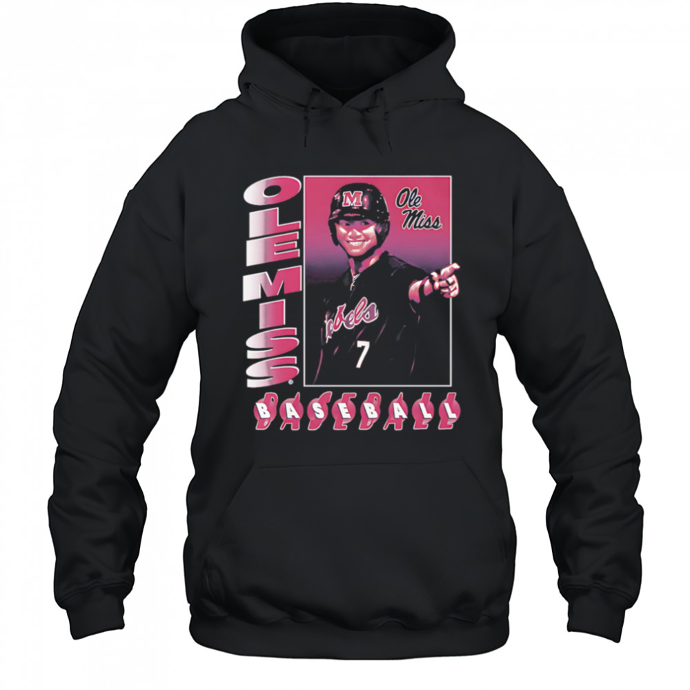 Luke Hill Ole Miss baseball box retro shirt Hoodie