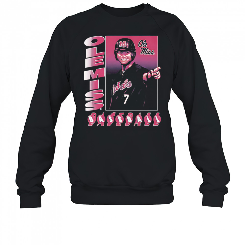 Luke Hill Ole Miss baseball box retro shirt Sweatshirt