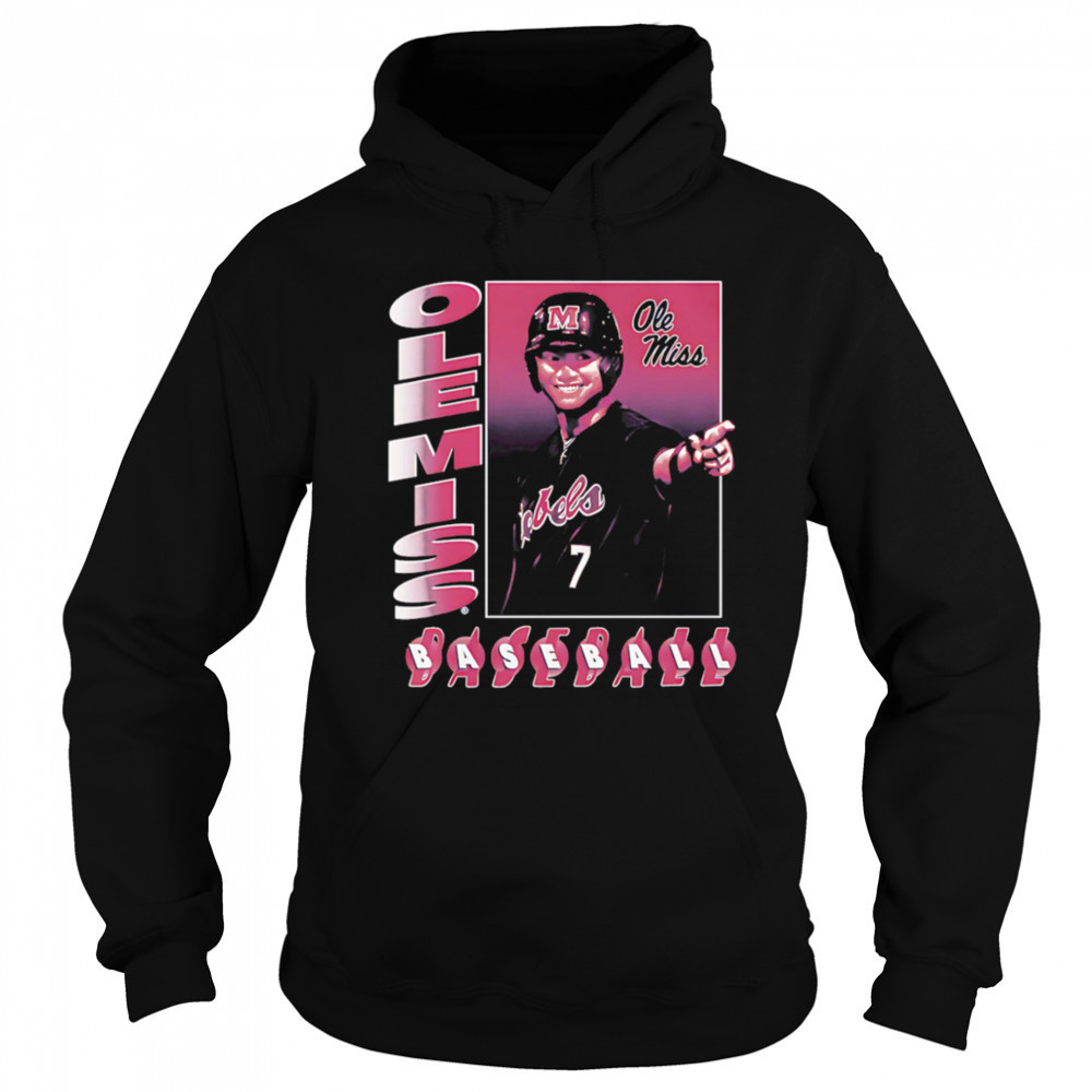 Luke Hill Ole Miss baseball box retro shirt Sweatshirt