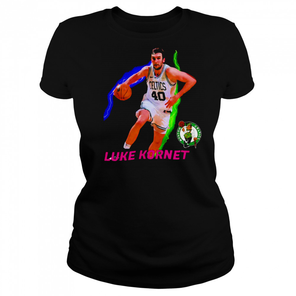 Luke Kornet Boston Celtics Basketball NBA Playoffs 2025 lightning shirt Women's T-shirt