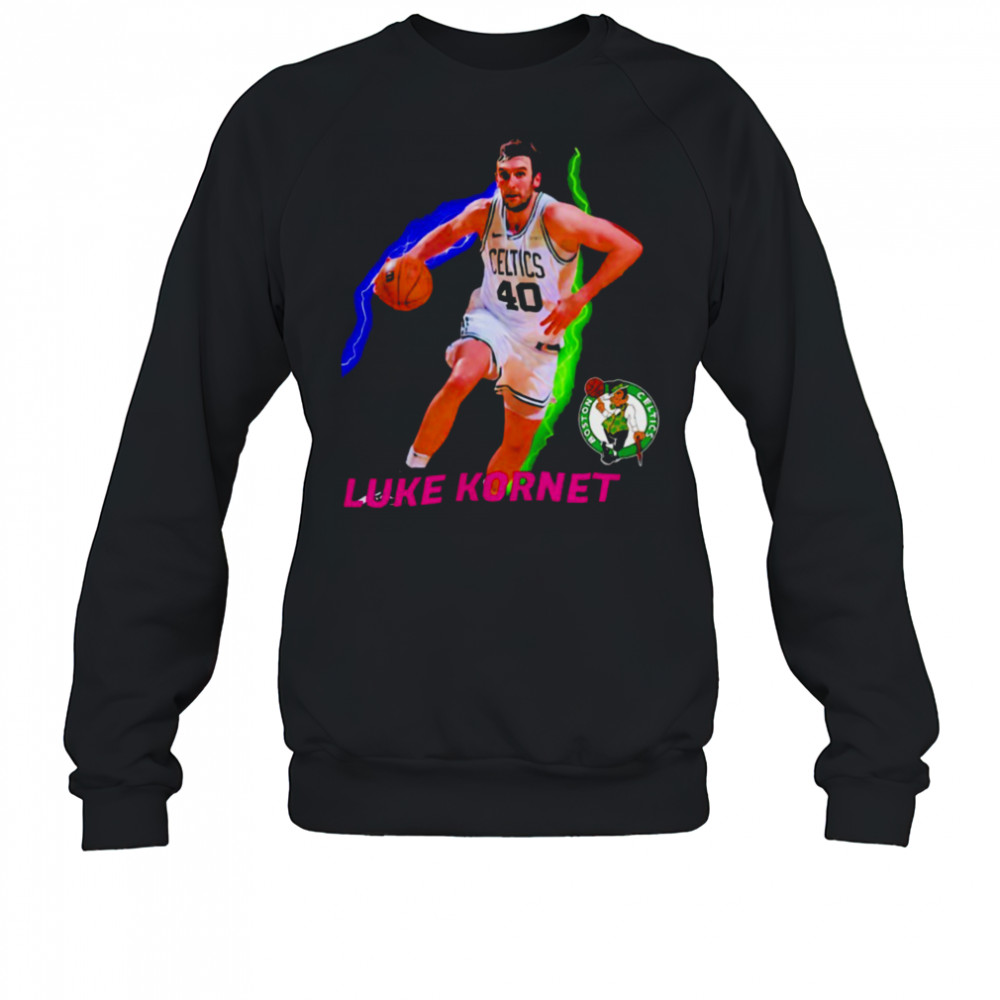 Luke Kornet Boston Celtics Basketball NBA Playoffs 2025 lightning shirt Sweatshirt