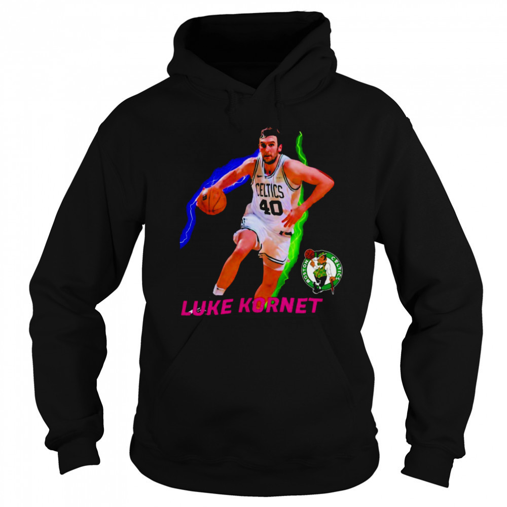 Luke Kornet Boston Celtics Basketball NBA Playoffs 2025 lightning shirt Sweatshirt
