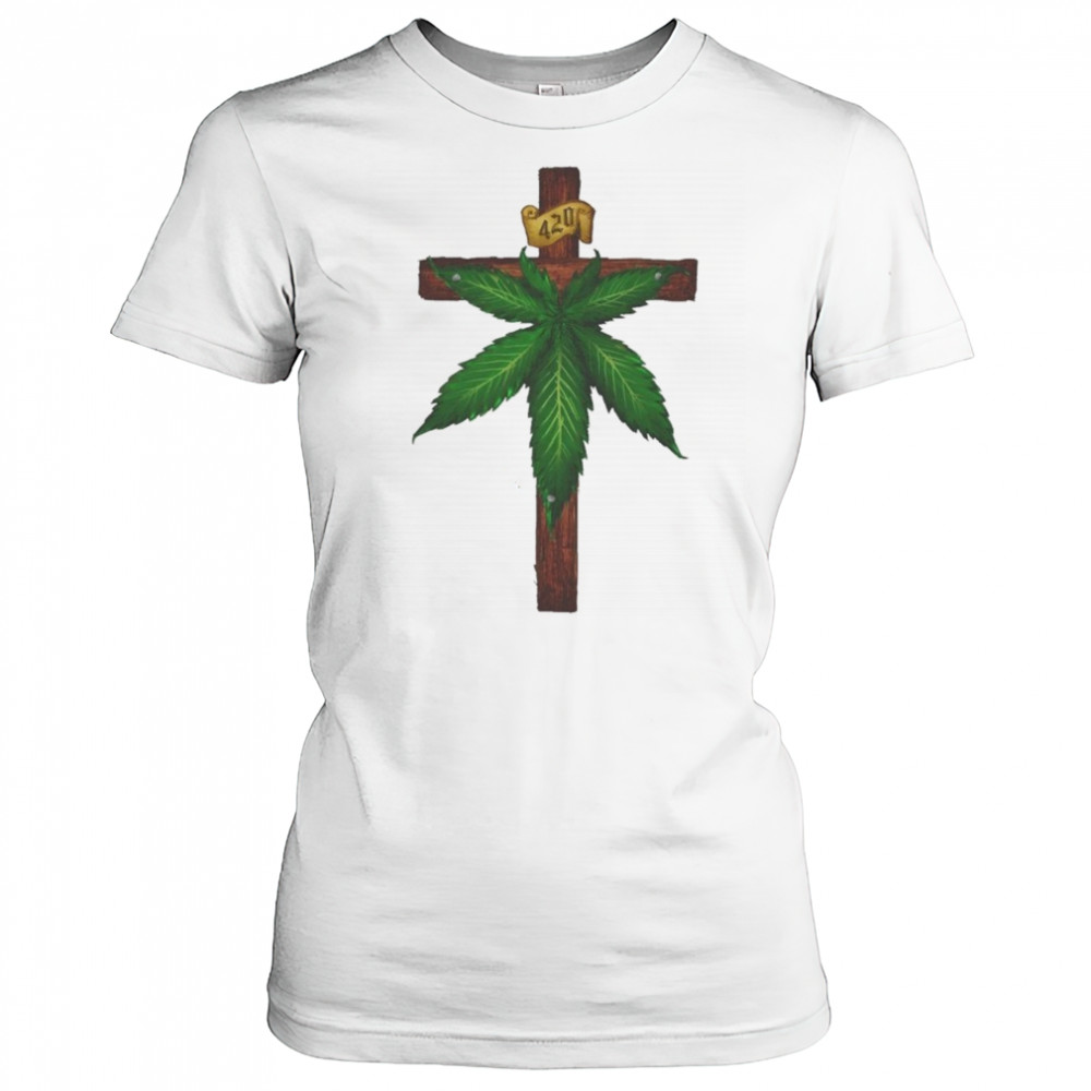 Marijuana Crucifixion T-shirt Women's T-shirt