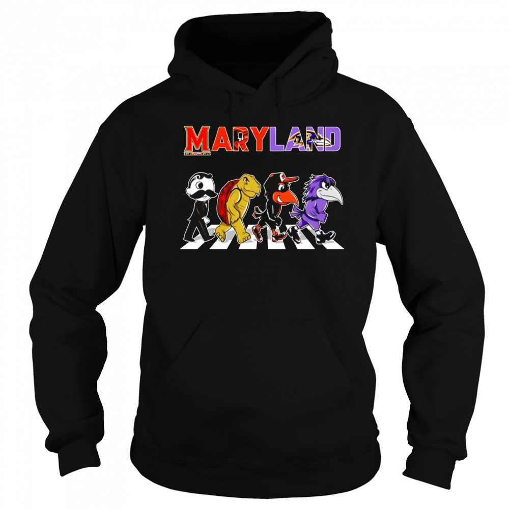 Maryland sports mascots Abbey Road shirt Sweatshirt