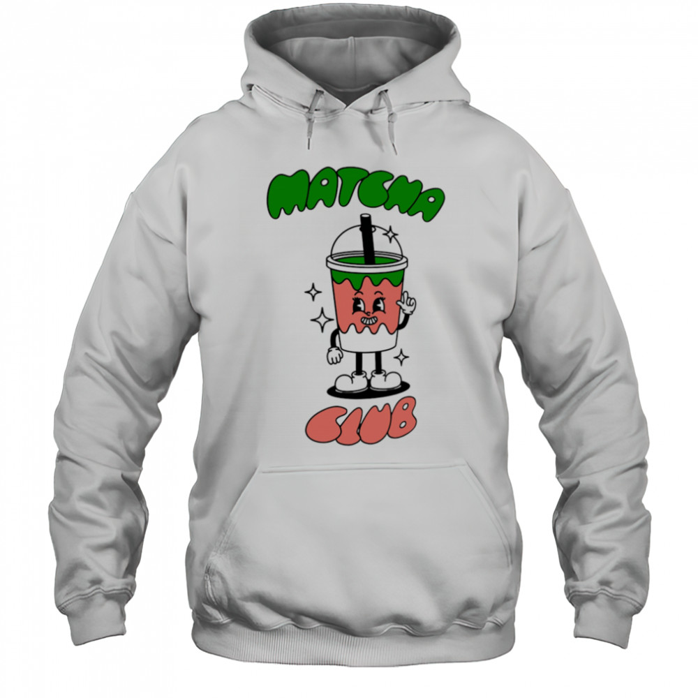 Matcha Club milk tea shirt Hoodie