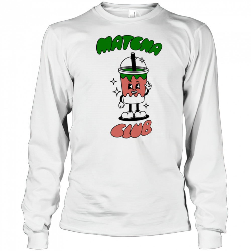 Matcha Club milk tea shirt Long Sleeved